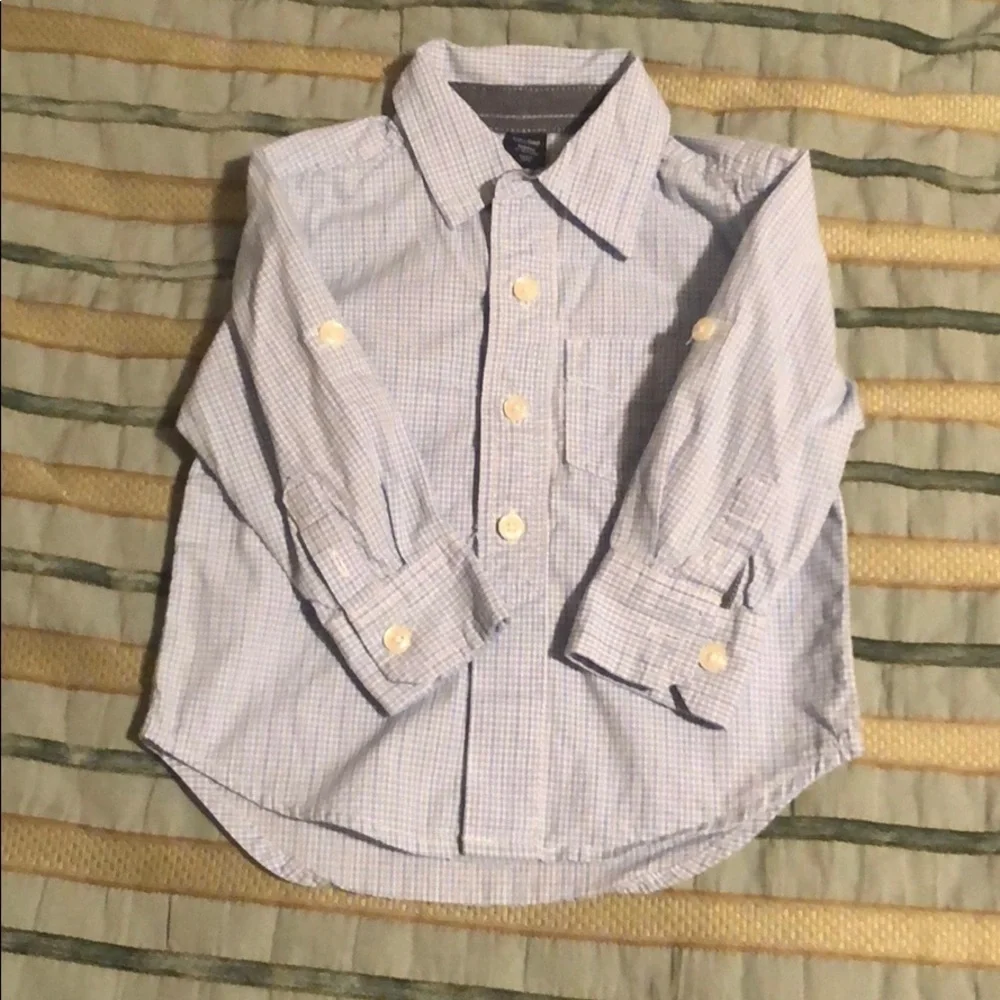 Baby Gap Light Blue Button Down Shirt